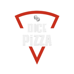 Dice Pizza logo.